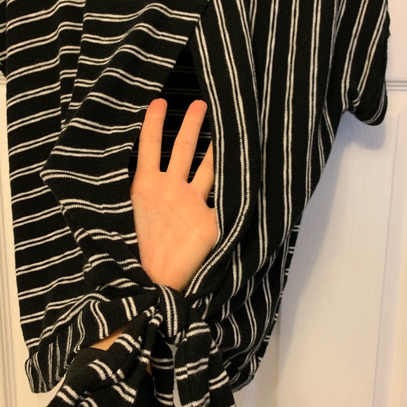 a new day striped tie back shirt T008 - Picture 6 of 7